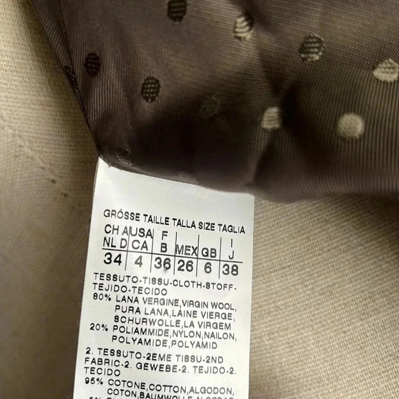 Max Mara weekend wool blend gray blazer size 4 - Picture 9 of 11